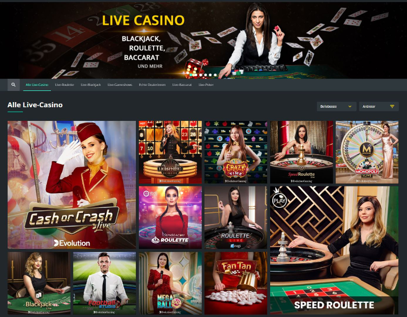 Das 1Bet Live Casino