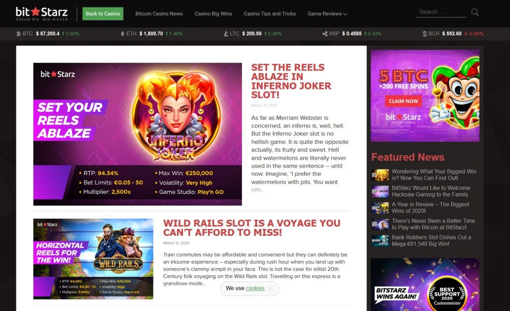 Zudem gibt es einen umfangreichen Bitstarz Casino Blog, der Spielern noch tiefere Einblicke gewährt.