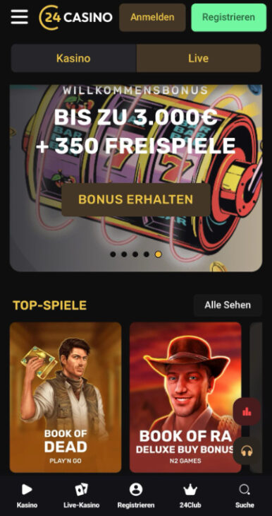 24Casino mobile