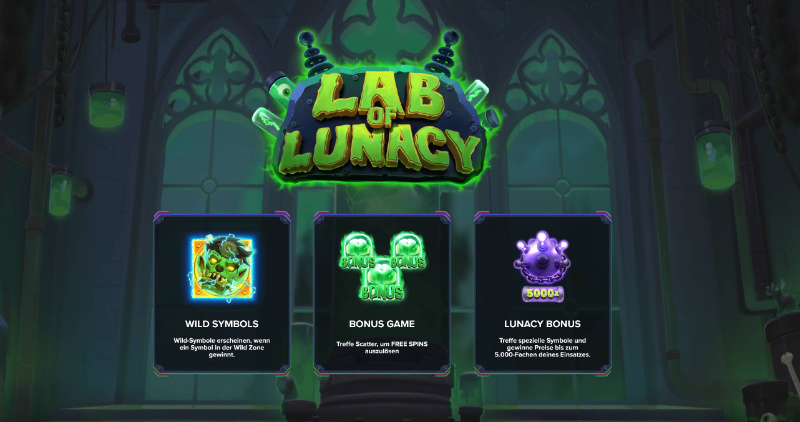 Lab-of-Lunacy-Slot-Starten