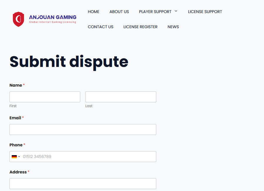 anjouan-license-submit-dispute