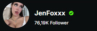 JenFoxxx Kick Follower